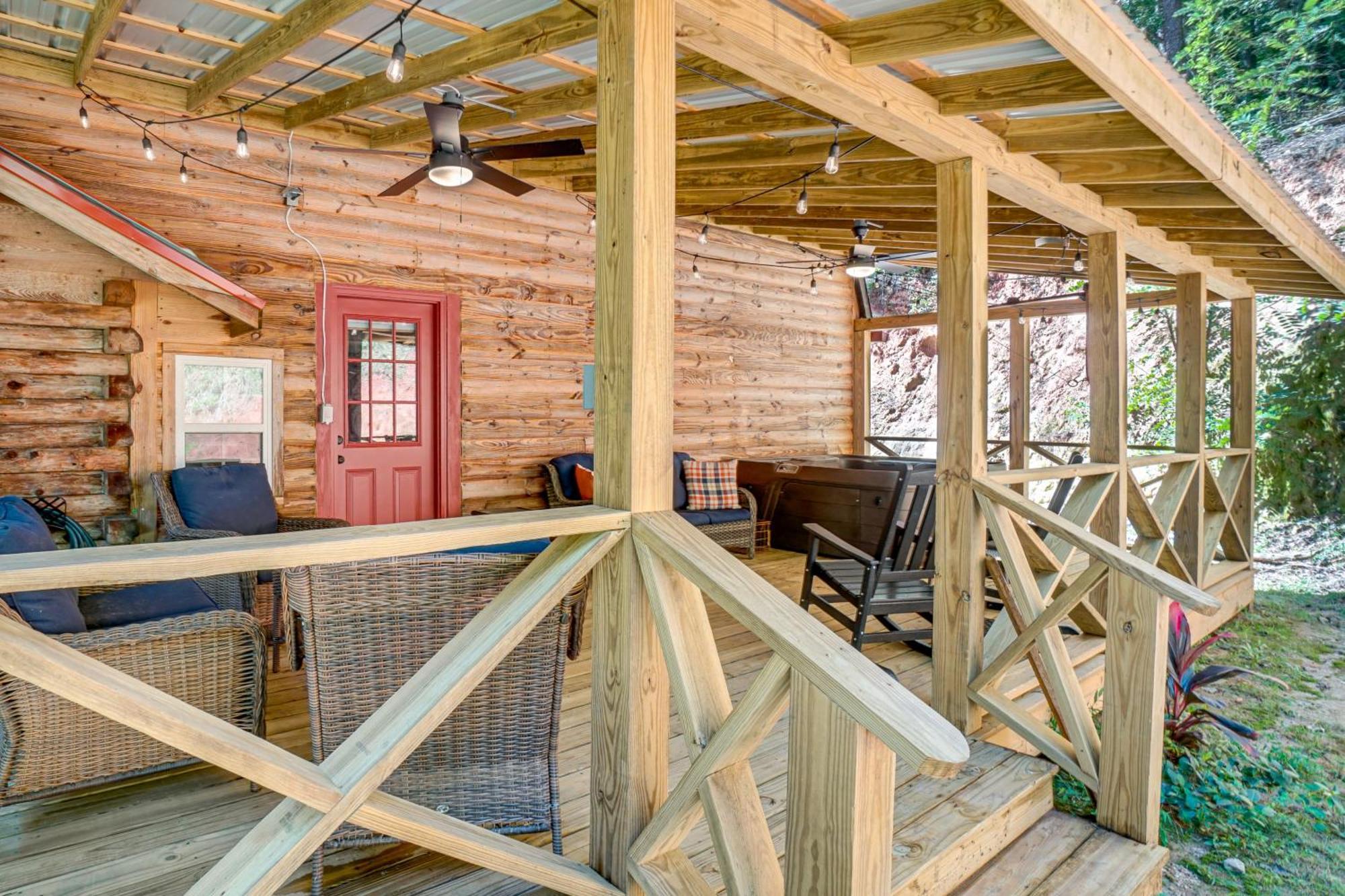 فيلا North Georgia Mtn Escape With Hot Tub And Games! Sautee Nacoochee المظهر الخارجي الصورة