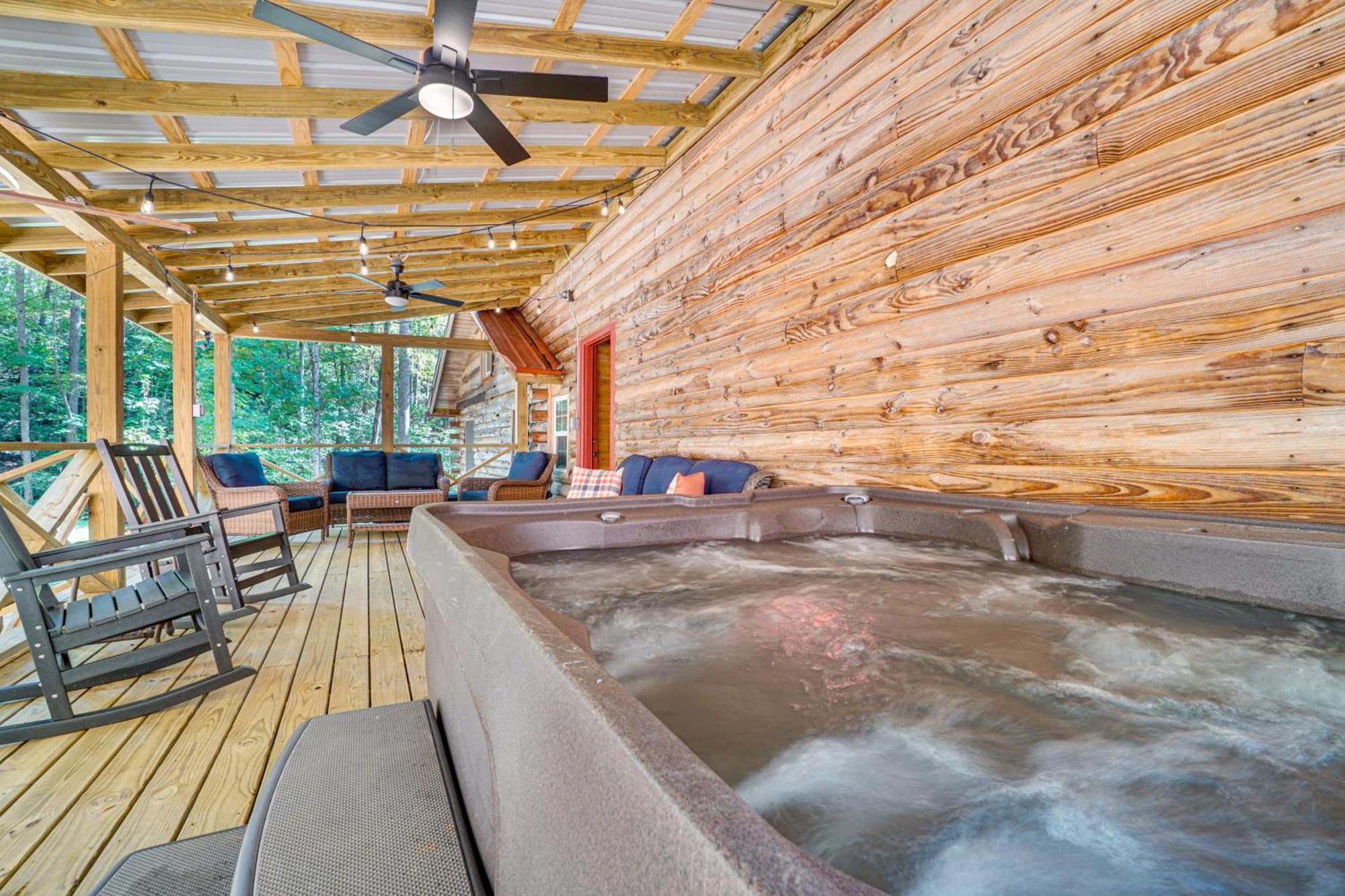 فيلا North Georgia Mtn Escape With Hot Tub And Games! Sautee Nacoochee المظهر الخارجي الصورة